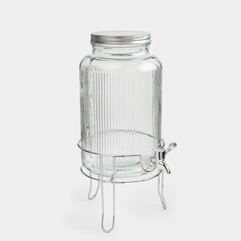 Сусындарға арналған диспенсер, 5,8 л, шыны Р/металл, Argos