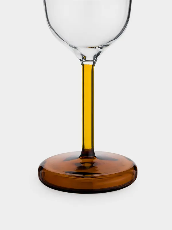 Шарап бокалы, 300 мл, Б шыны, кәріптас аяқты, Vesen, image-3