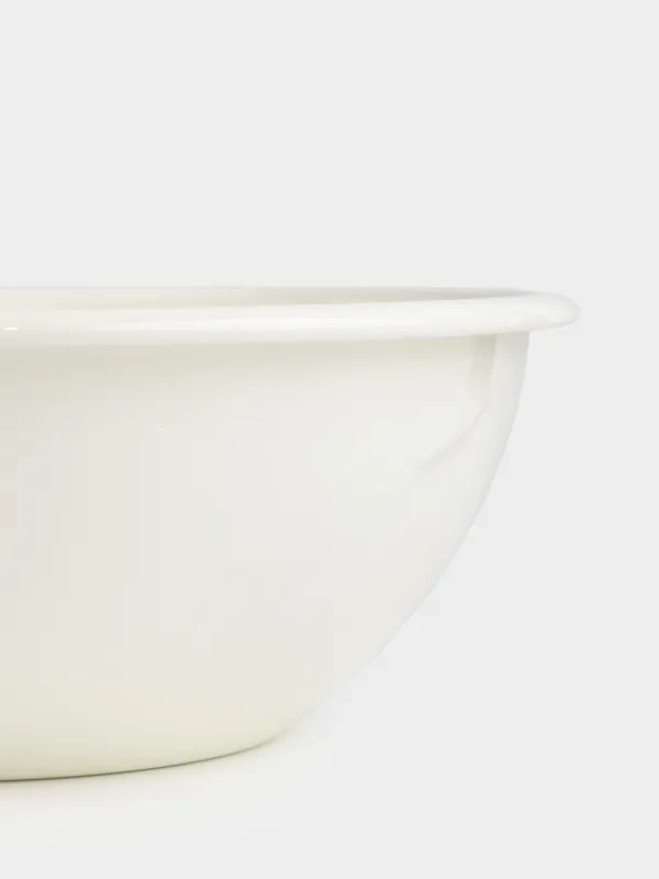 Миска, 1,6 л, металл эмалированный, молочная, Лошадка-качалка, Enamel, image-3