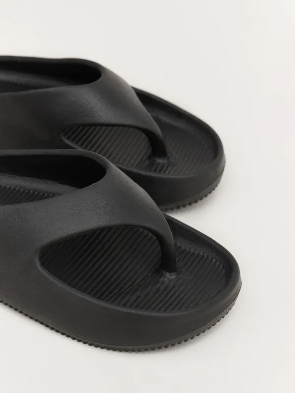 Сланцы женские, ЭВА, черные, Ruthi, image-3