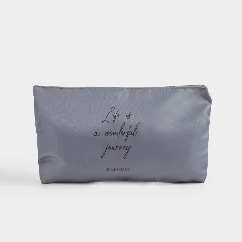 Киімге арналған органайзер, 27х16 см, саржа, сұр, Travel comfort