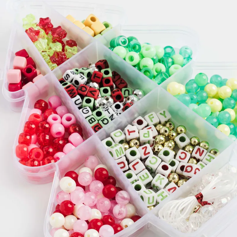 Набор для творчества, 18 см, создание украшений, пластик, Елка, Creative armlet, image-5