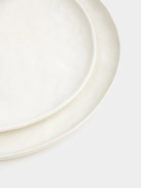 Сервиз обеденный, 6 перс, 18 пр, фарфор P, белый, Мятый эффект, Egaleo, image-3