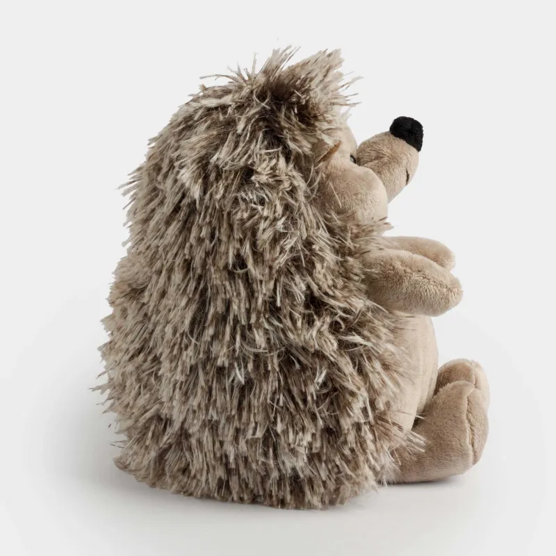 Игрушка, 16 см, мягкая, полиэстер, коричневая, Ежик, Forest animals , image-1