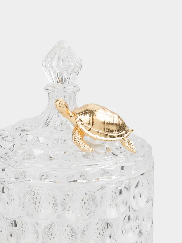 Сақтау ыдысы, 17х10 см, 550 мл, шыны Р/металл, Тасбақа, Bubbly, image-4