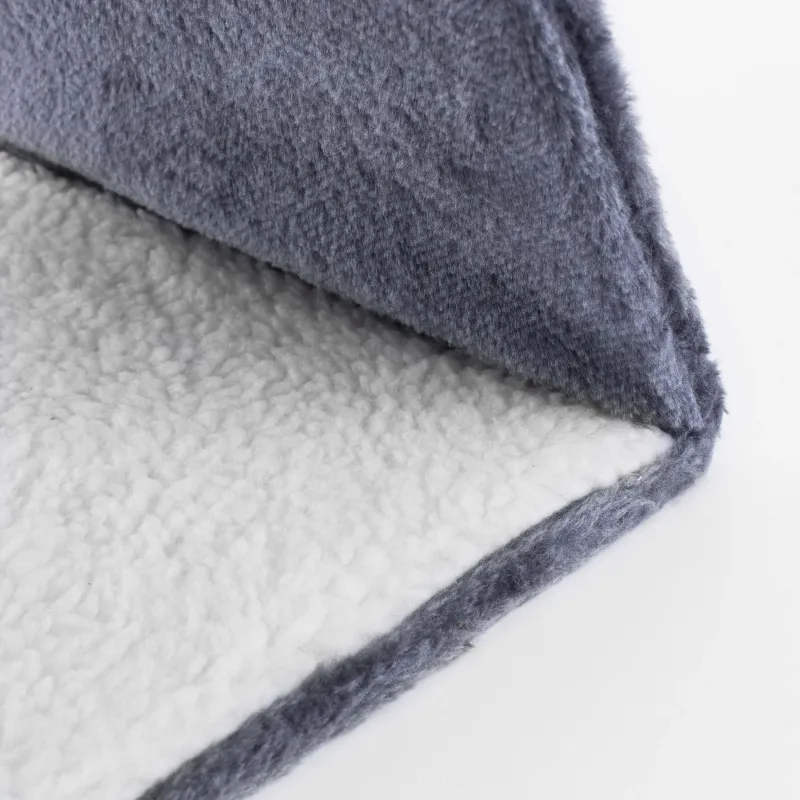 Когтеточка-домик для кошки, 42х44 см, с игрушкой, складная, полиэстер, серая, Favorite pet, image-4