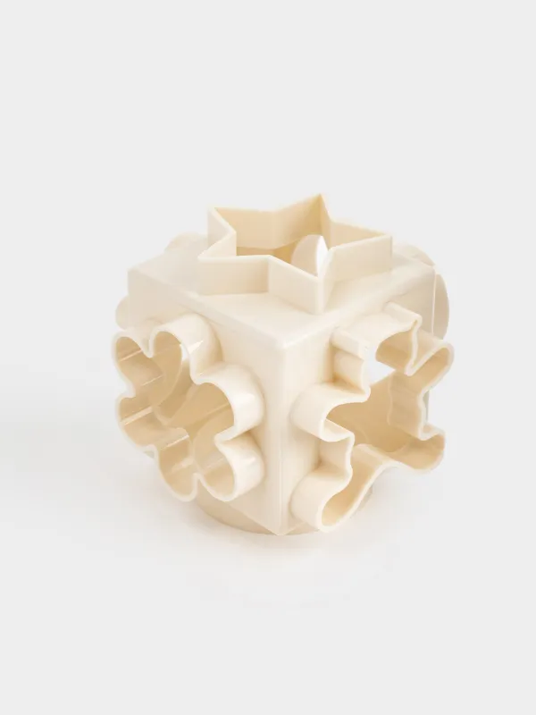 Форма для печенья, 6 форм, пластик, молочный, Куб, Bakery, image-1