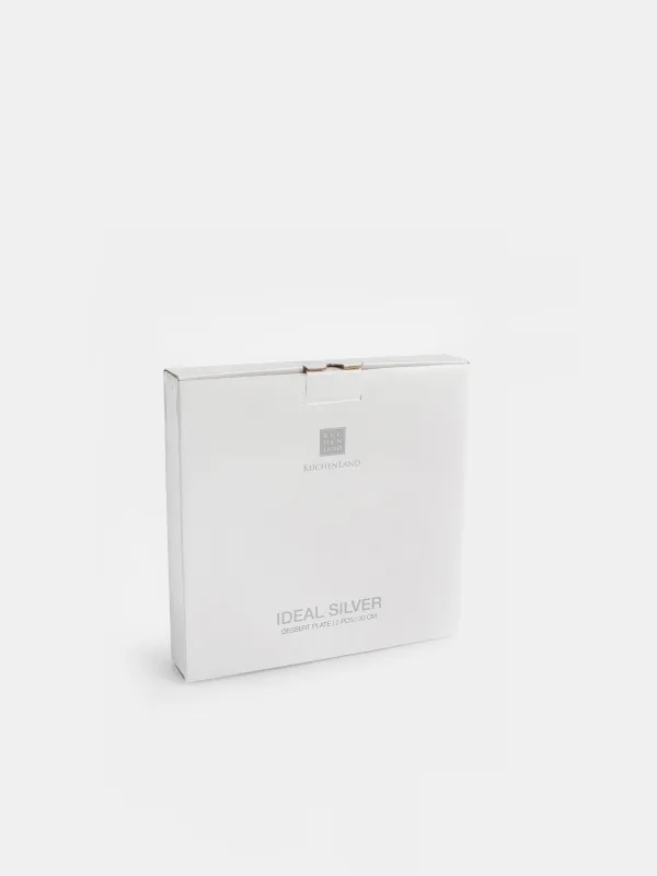 Тарелка десертная, 20 см, 2 шт, Ideal silver, image-4