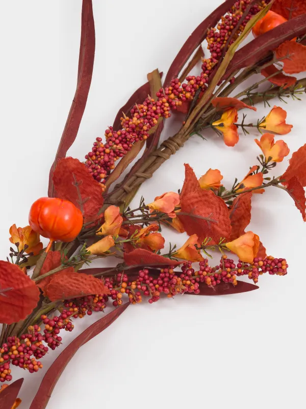 Ветка-гирлянда декоративная, 1,1 м, пластик/бумага, Осенняя композиция, Forest symphony decor, image-3