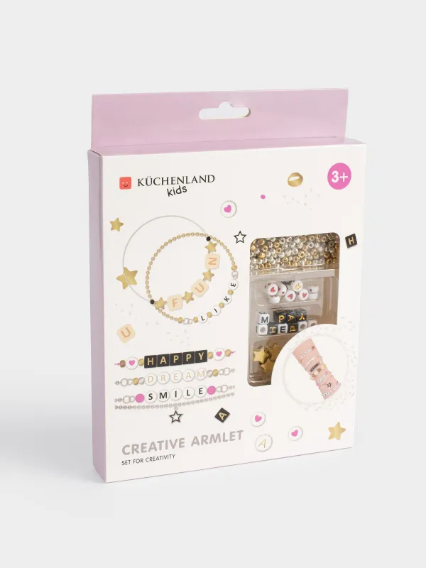 Шығармашылық жинағы, 15х18 см, білезік жасау, пластик / полиэстер, Hobby weave, image-0