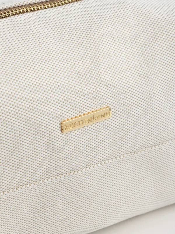 Косметичка, 23х13 см, полиэстер, бежевая, Canvas, image-2