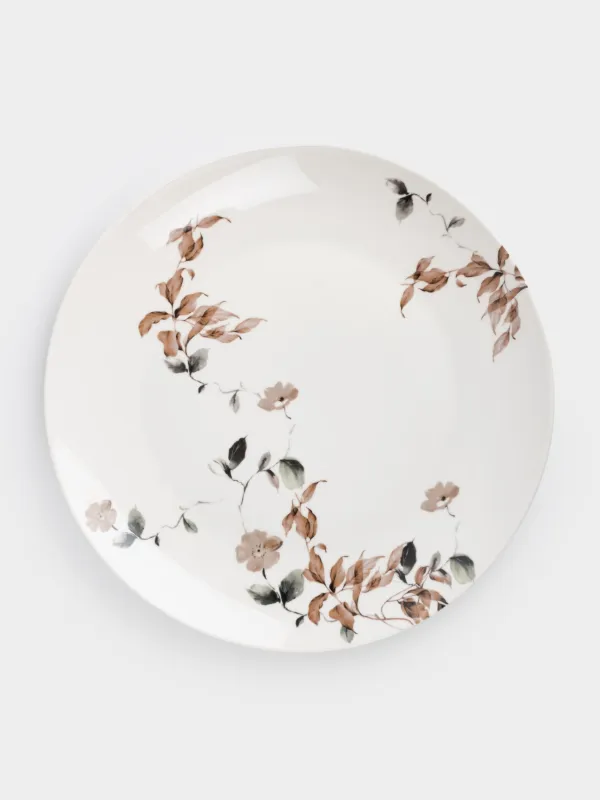 Түскі ас тәрелкесі, 27 см, фарфор N, Күзгі гүлдер, Refined floral, image-0