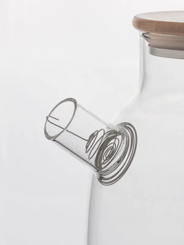 Шайнек, 1,2 л, сүзгісі бар, шыны Б/бамбук, Bamboo, image-3