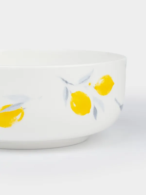 Пиала, 15х6 см, Цветок и лимоны, Sicily, image-1