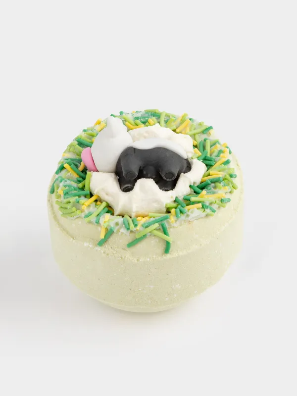 Ваннаға арналған бомба, 130 гр, ойыншықпен, жасыл, Алмұрт, Сиыр, Friends spa, image-1