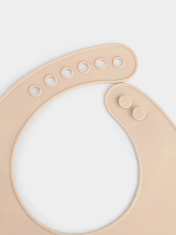 Нагрудник, с карманом, бежевый, Kiddy, image-2