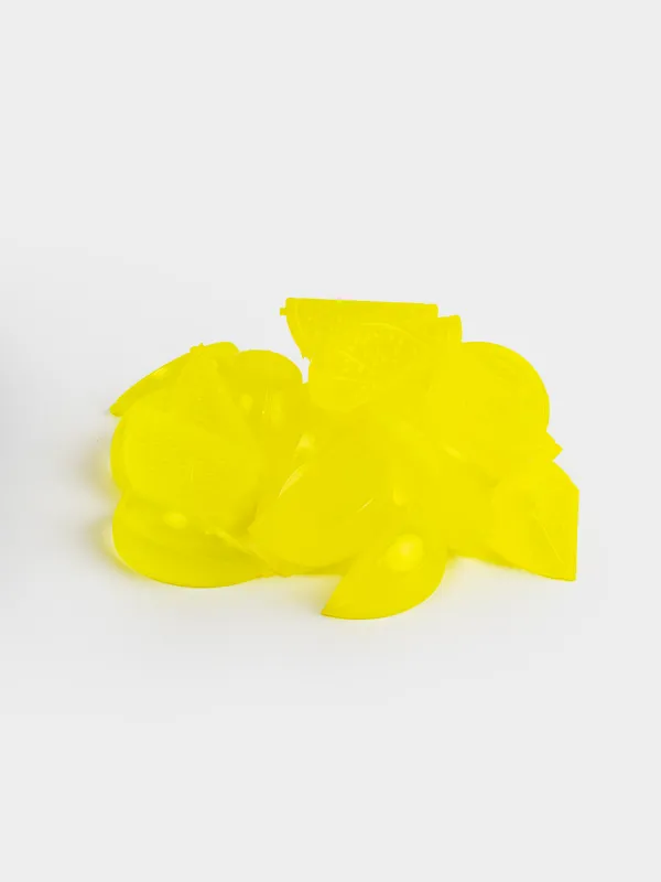 Набор кубиков для охлаждения напитков, 20 шт, пластик, желтый, Лимон, Dolce Vita, image-1