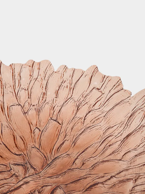 Ваза для фруктов, 39х8 см, стекло Р, коричневая, Pion color, image-3