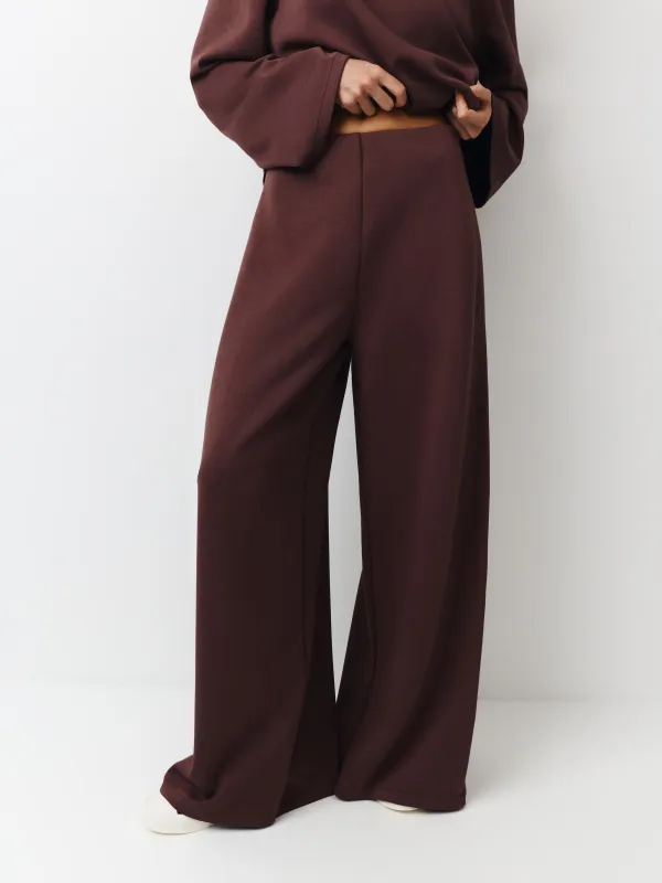 Әйелдер шалбары, өлшемі L, модал/полиэстер/эластан К, қоңыр, Reinalda, image-1