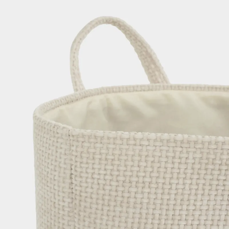 Іш киімді сақтауға арналған сөмке, 55х36 см, тұтқалары бар, полиэстер, дөңгелек, сүт түстес, Laundry, image-3