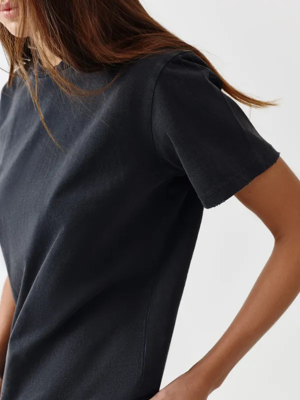 Әйелдер футболкасы, өлшемі L, мақта, сұр, Tomasina, image-0