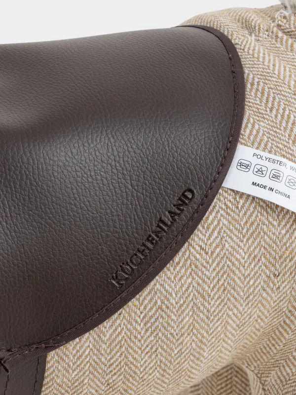 Балаларға арналған тербелетін орындық, 64х26х55 см, ағаш/полиэстер, сарғылт-қоңыр, Жылқы, Childhood, image-4