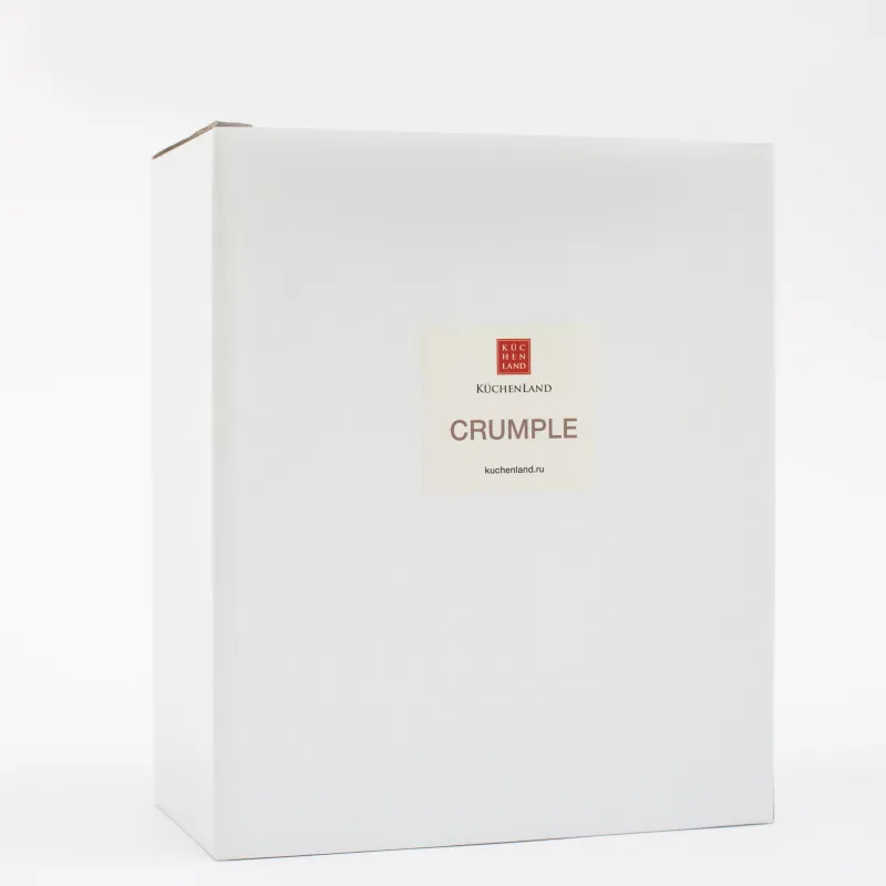 Салат ыдысы, 15х6 см, 450 мл, фарфор P, алтын жиектері бар, Мыжылған әсер, Crumple gold, image-6