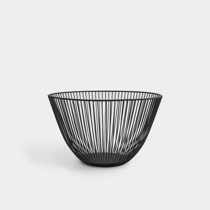 Корзина для фруктов, 25 см, Twist black