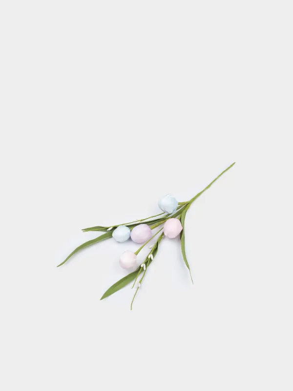 Ветка декоративная, 39 см, Пасхальные яйца, Flora Easter decor, image-3