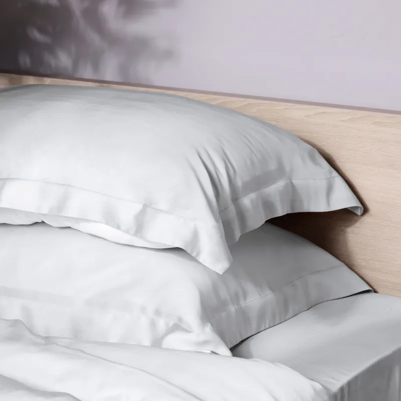 Наволочка, 50х70 см, 2 шт, тенсель 300 ТС, серая, Tencel, image-1