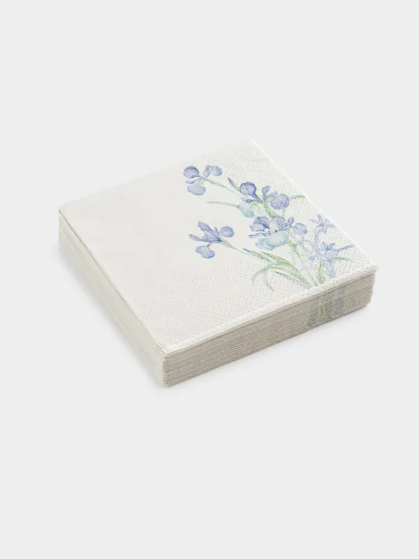 Қағаз майлықтар, 21х21 см, 20 дана, шаршы, ақ, Құртқашаш, Iris garden, image-1