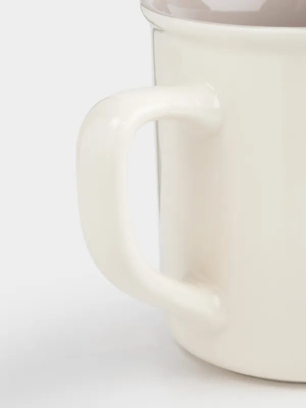 Саптыаяқ, 430 мл, фарфор N, сүтті-сарғылт-қоңыр, Кірпі, Forest animals, image-5