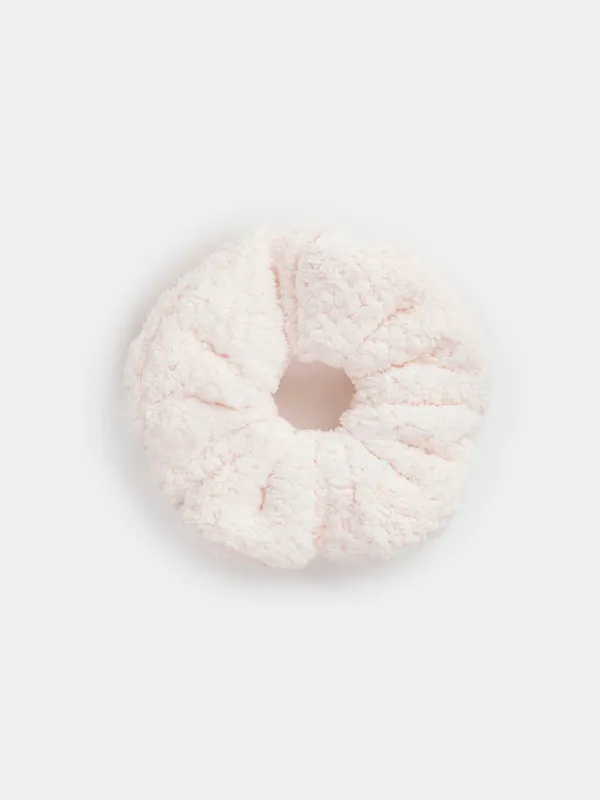 Шашқа арналған резеңке, 13 см, флис, сүт түстес, Ratine, image-0