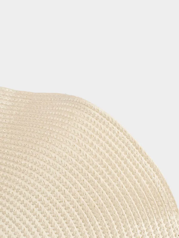 Аспаптарға арналған майлық, 38 см, полипропилен, дөңгелек, сарғылт-қоңыр, Толқынды жиектер, Circle wave, image-3