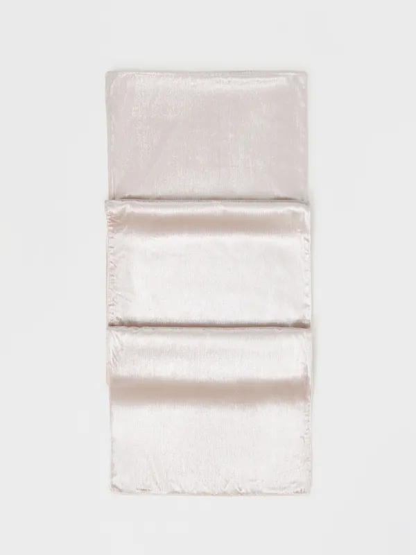 Үстел төсеніші, 40х160 см, барқыт, сарғылт-қоңыр, Winter Antarctica, image-0