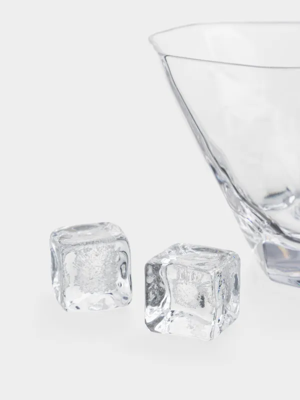 Набор для виски, 3 предмета, стаканы/кубики, Concave, image-3