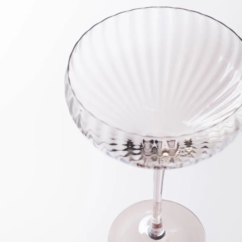 Бокал-креманка для шампанского, 320 мл, 2 шт, стекло, перламутр, Lombardy R polar, image-5