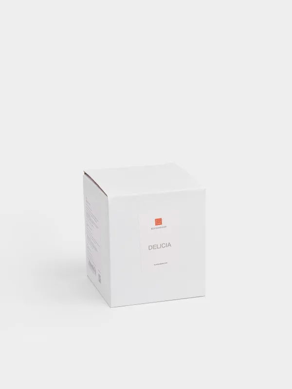 Стакан для ванной комнаты, 10 см, фарфор P, белый, в крапинку, Delicia, image-5