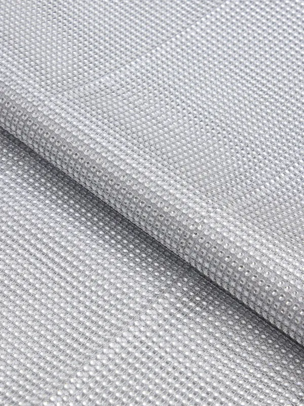 Үстел төсеніші, 40х160 см, страздары бар, полиэстер/пластик, күміс, Rhinestones, image-1