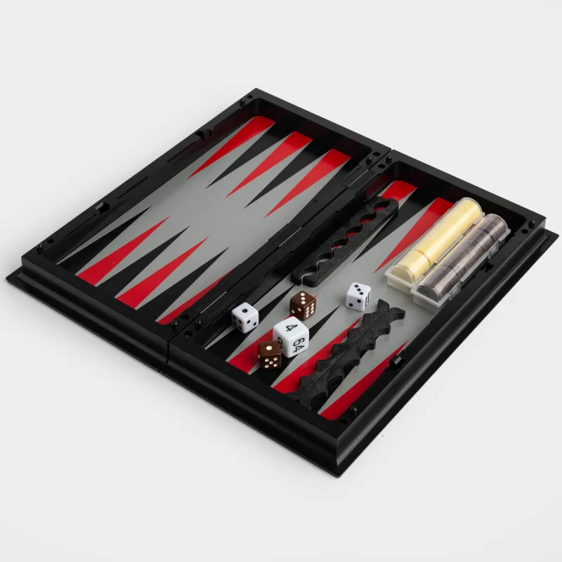 Игра настольная, 25х25 см, шашки/нарды, дорожные, пластик, Hobby light, image-7