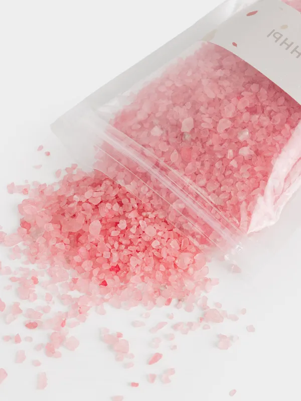 Ваннаға арналған тұз, 210 гр, қызғылт, Піскен таңқурай, Fragrant salt, image-1