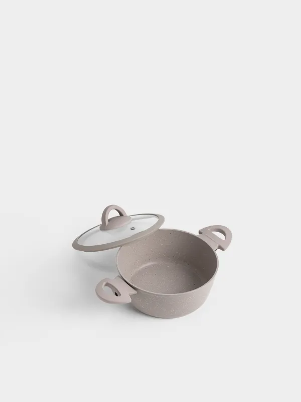 Набор посуды, 4 пр, с покрытием, алюминий, серый, Ginelli, image-5