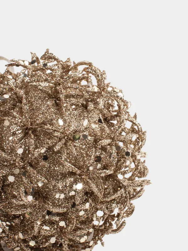 Шырша ойыншығы, 11 см, пенопласт, шампан, Отшашу, Шар, Hedgehog ball, image-2