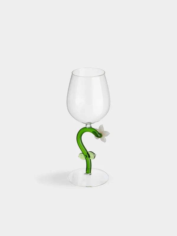 Бокал для вина, 290 мл, стекло Б, зеленая ножка, Нарцисс, Shape, image-4