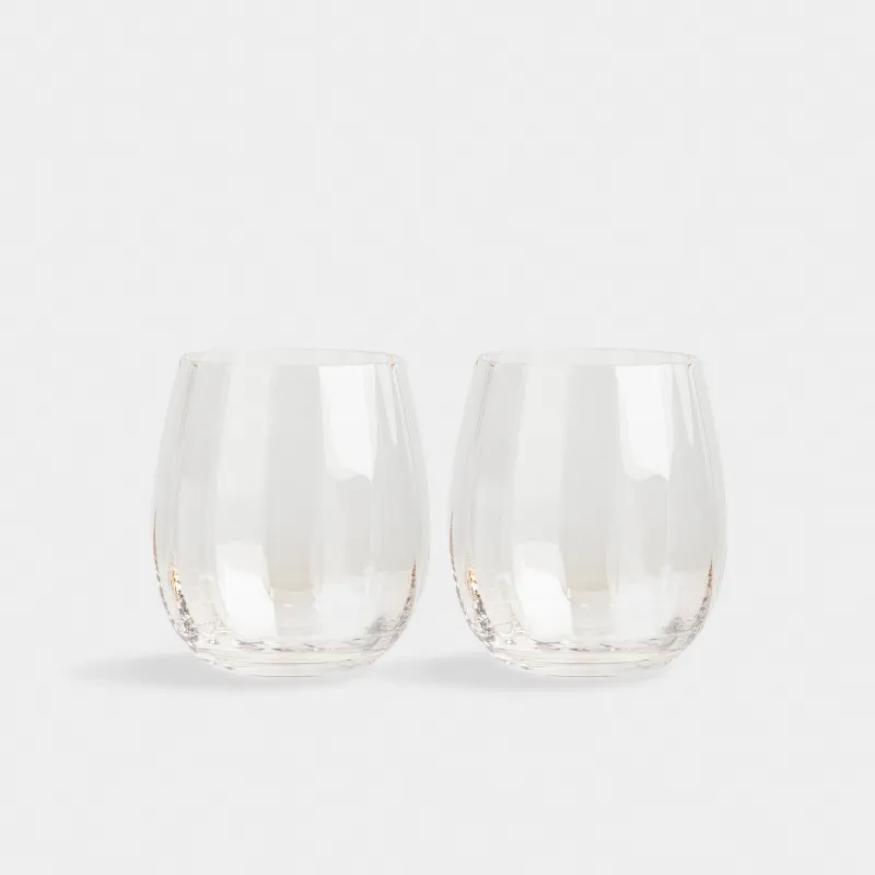 Стақан, 10 см, 450 мл, 2 дана, шыны, сарғылт-қоңыр, Filo R color