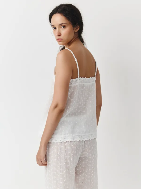 Әйелдерге арналған топ, үйге арналған, өлшемі S, мақта К, белдіктері мен баулары бар, ақ, Өрнектер, Deremisa, image-3