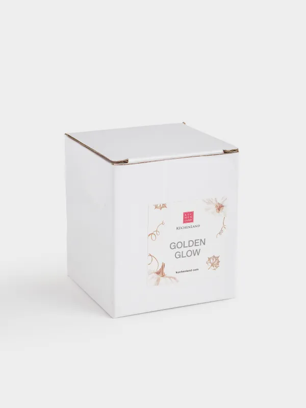 Емкость для соли или перца, 9 см, Тыква с листом, Golden glow, image-5