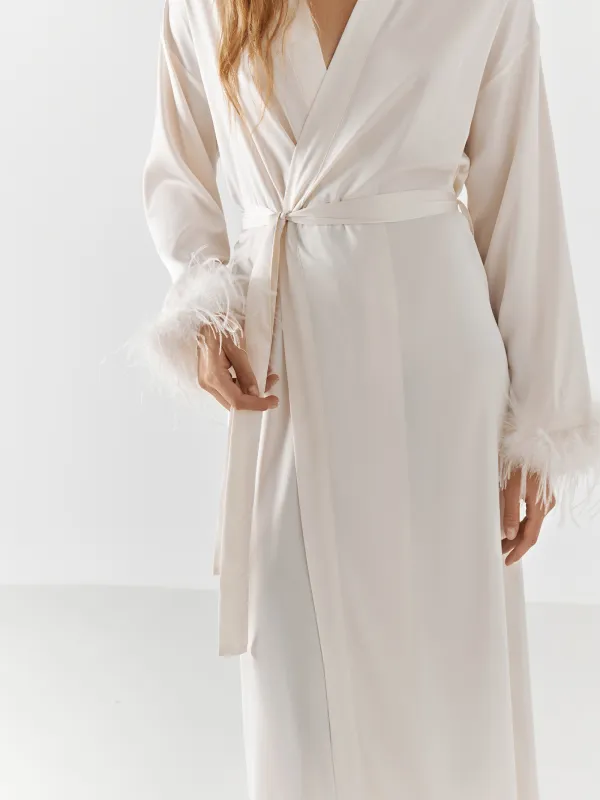 Халат женский, с длинным рукавом, Adria, image-3