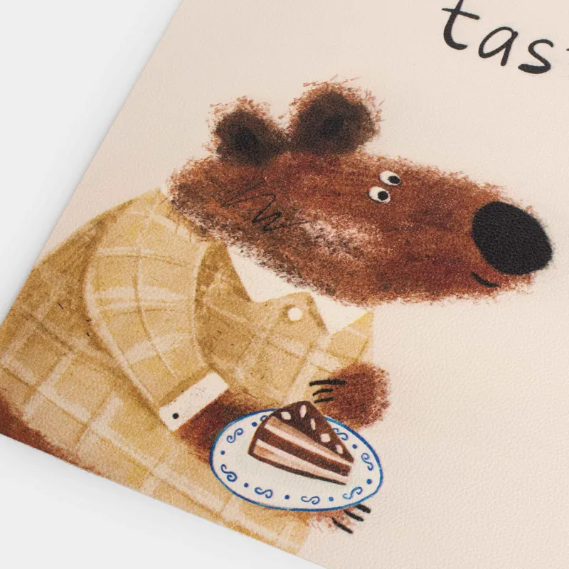 Аспаптарға арналған майлық, 33х46 см, ПВХ, тікбұрышты, сарғылт-қоңыр, Tasty time, Rock print, image-3