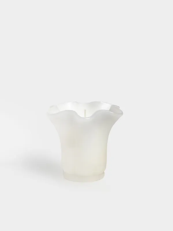 Свеча, 8x9 см, белая, Shape candle, image-0